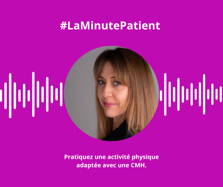 Capture vidéo d’une patiente présentant son témoignage